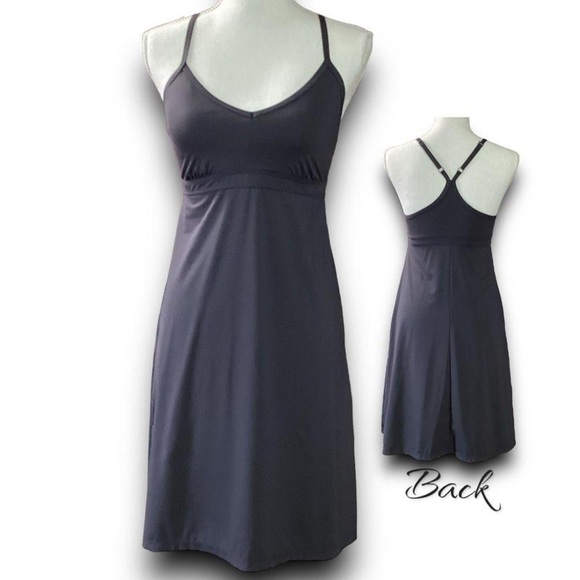 Athleta Dresses & Skirts - Athleta Women’s Shorebreak Swim Dress Gray Size small resort beach wear